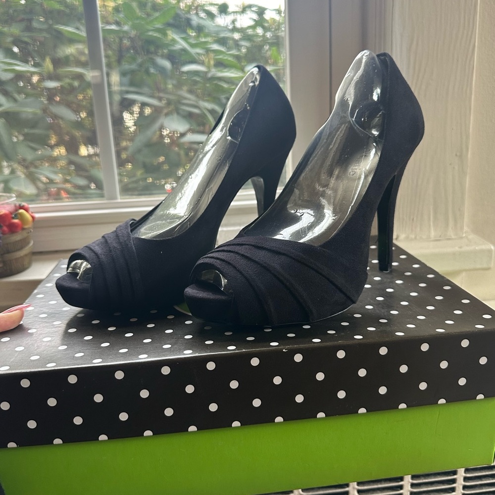 Kelly & Katie Open Toe Heels